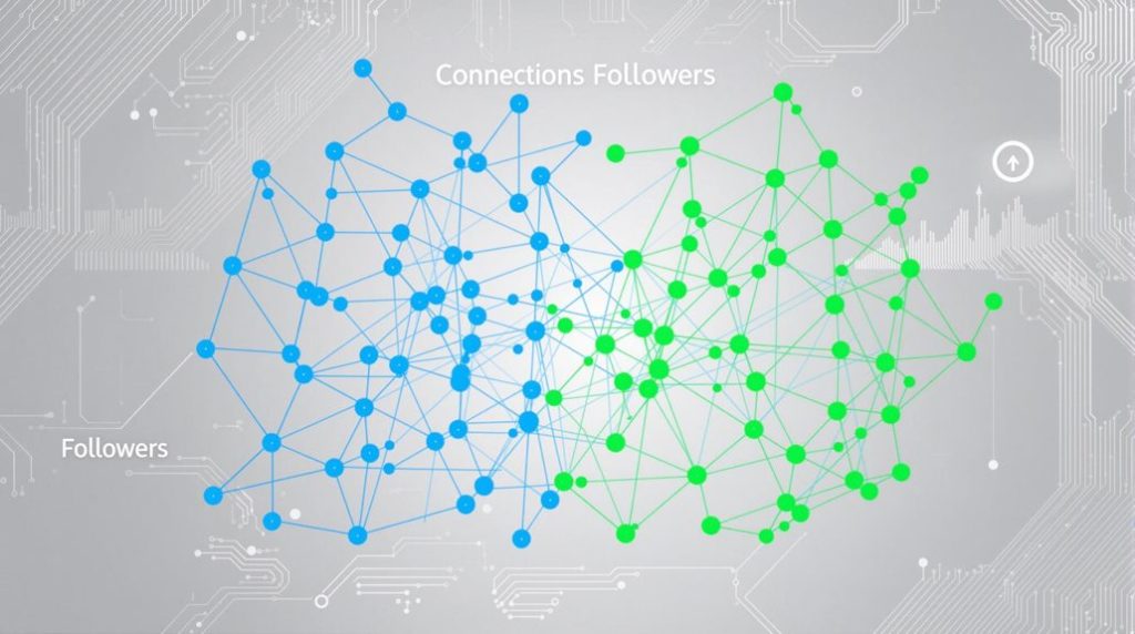 connections versus followers explained