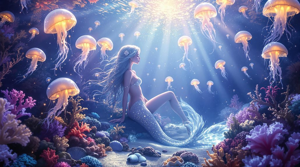 enchanted underwater fantasy realm