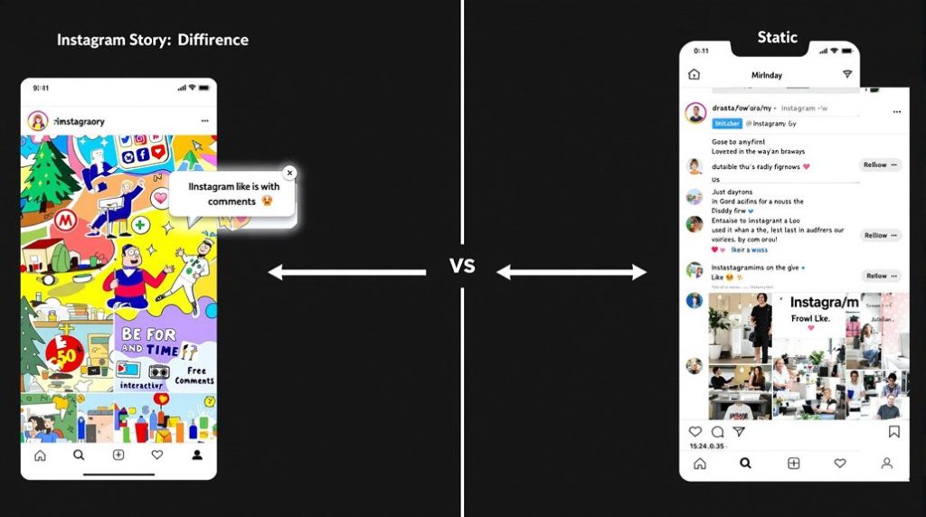 instagram story versus post
