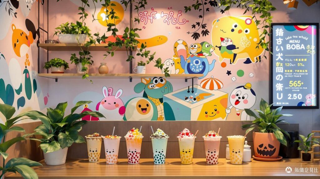 creative boba shop ideas