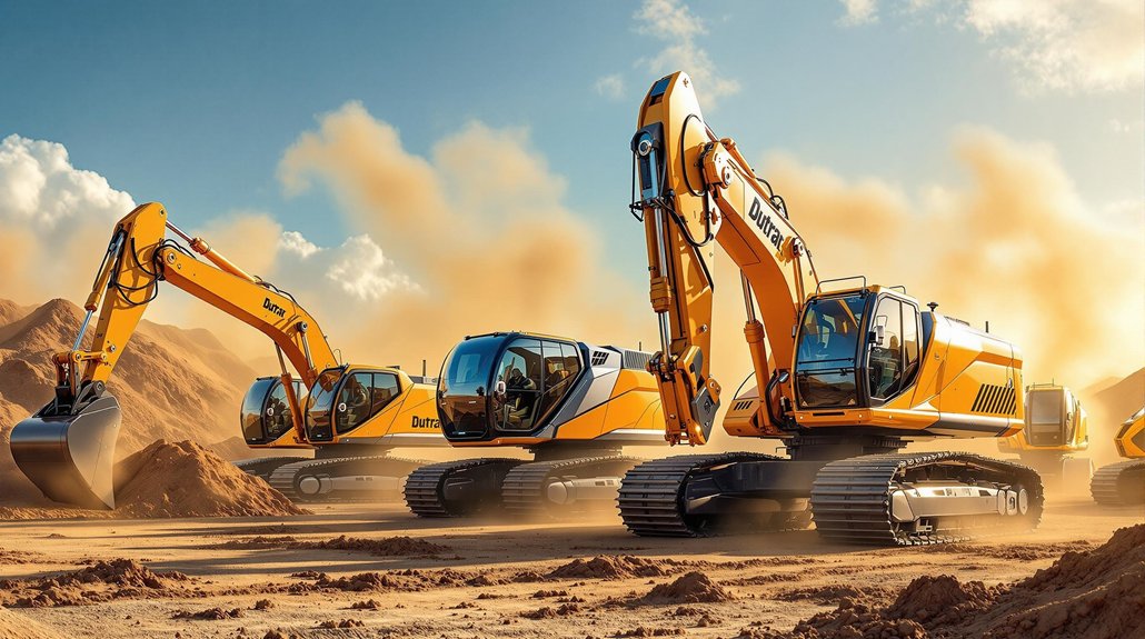 powerful construction machinery equipment