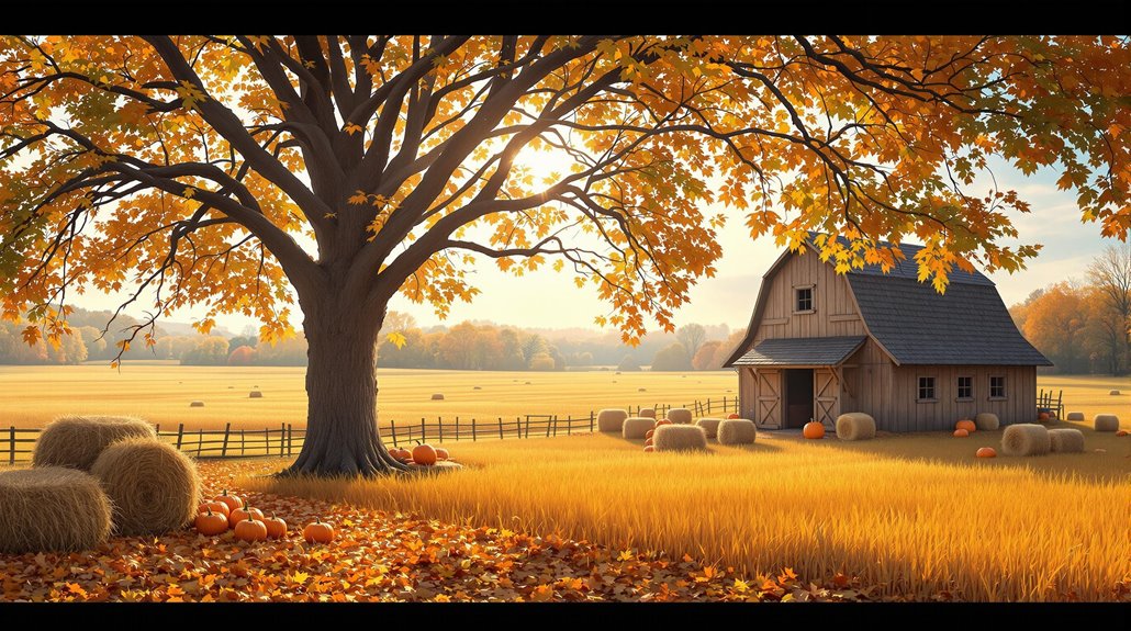 cozy autumn countryside atmosphere