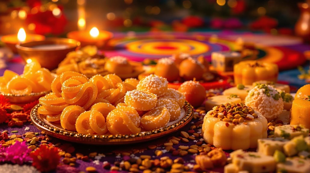 delectable festive indian sweets