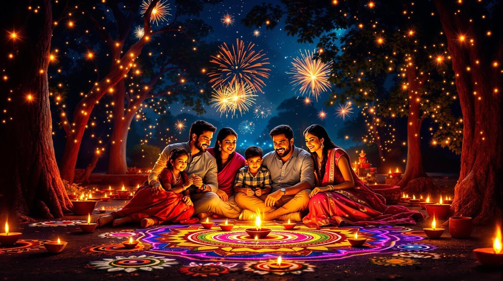 diwali celebration and happiness