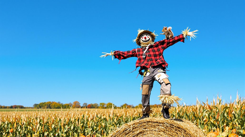 mischievous scarecrow adventures unfold