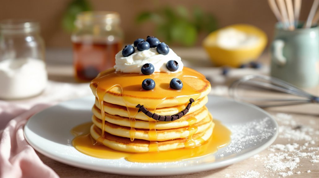 pancakes bring joyful laughter