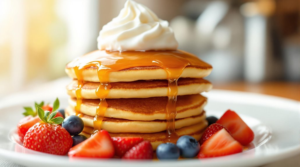 pancakes with love notes