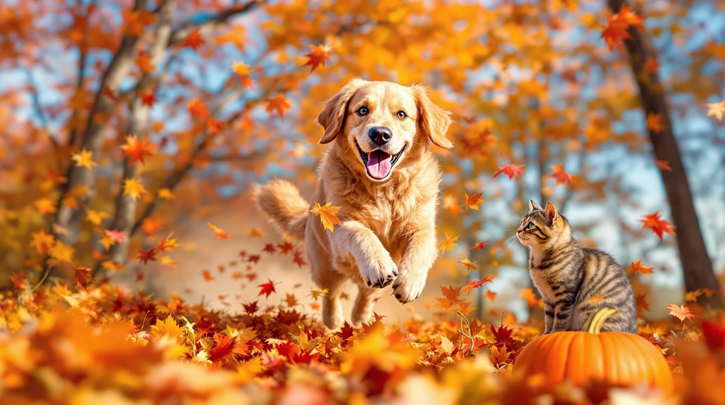 pets revel in fall