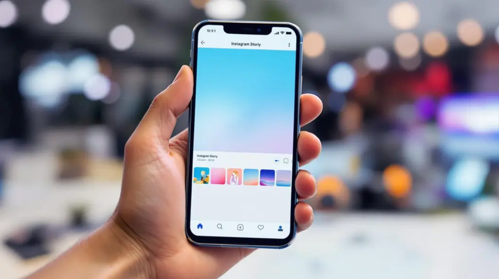change instagram story background
