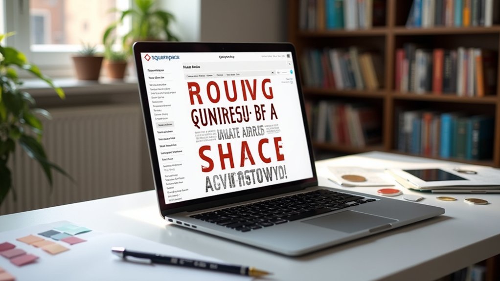 custom fonts in squarespace
