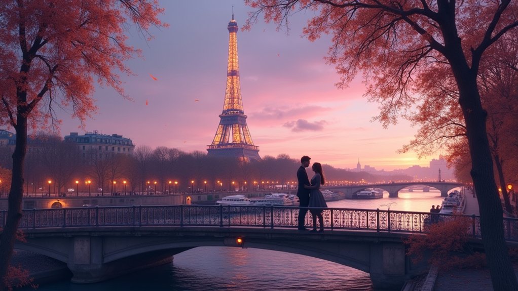romantic paris instagram captions