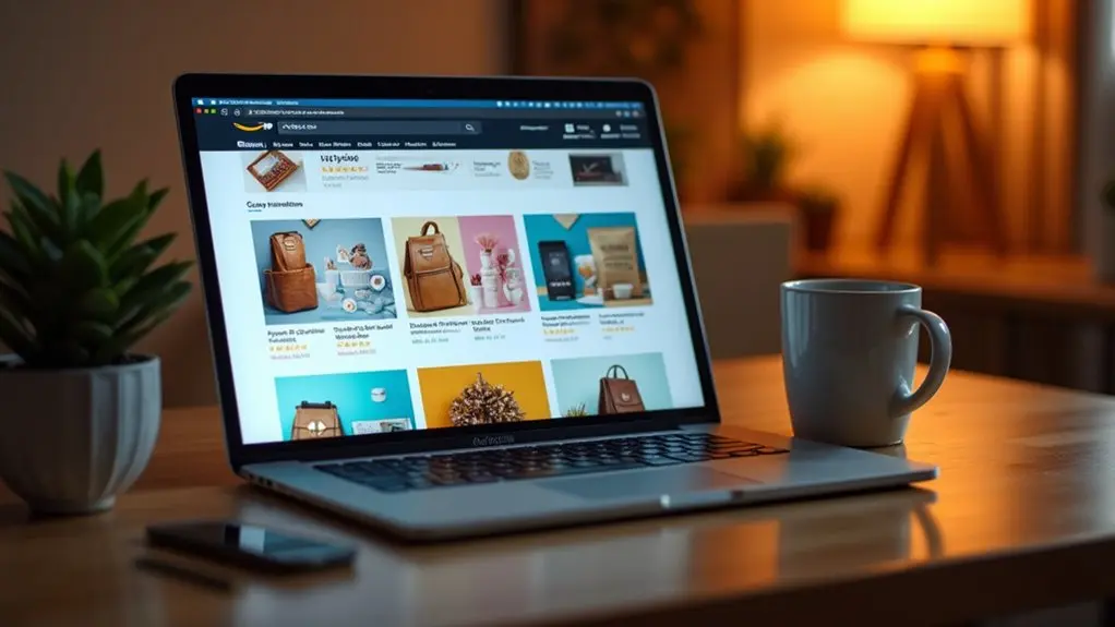 searching amazon storefront products