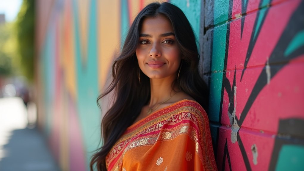 desi girl style captions