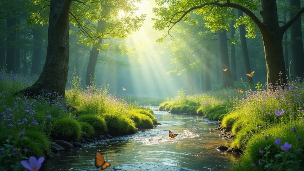 nature inspired serene captions