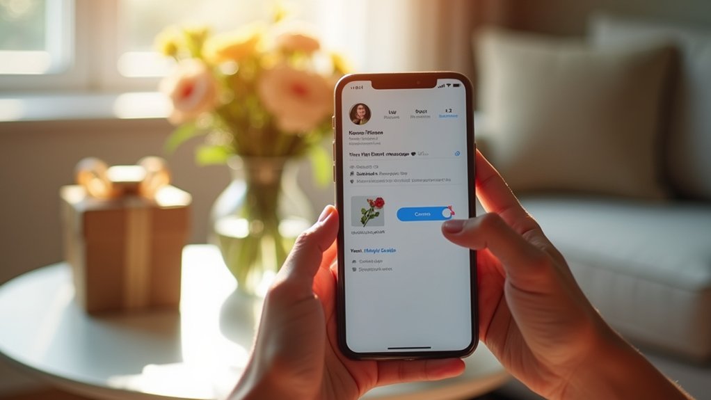 send gift message instagram